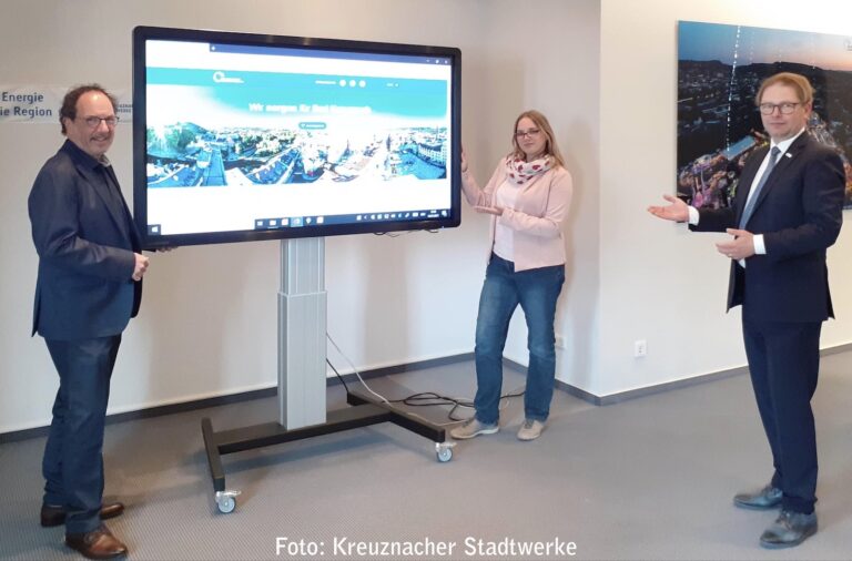 Neuer Internetauftritt der Unternehmensgruppe Kreuznacher Stadtwerke