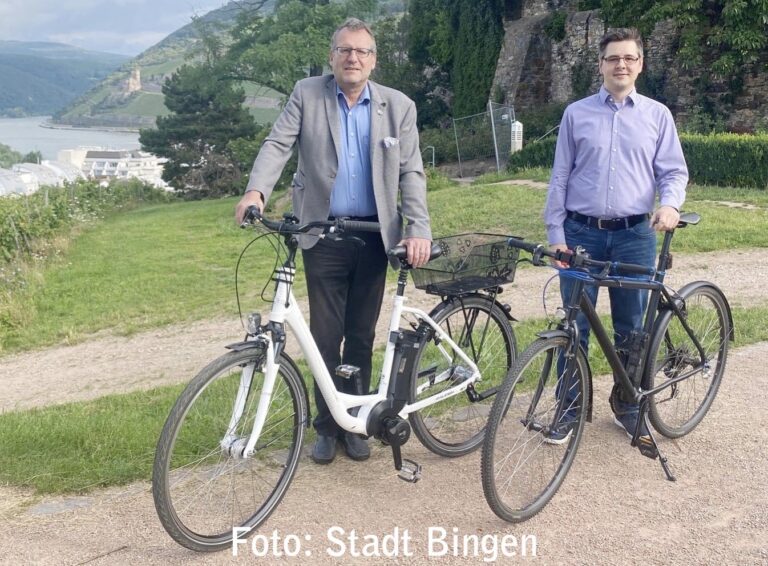 Philipp Roos ist Fahrradbeauftragter der Stadt Bingen