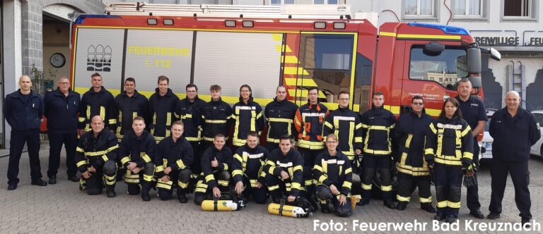 Feuerwehr-Atemschutzgeräteträger wurden erfolgreich ausgebildet