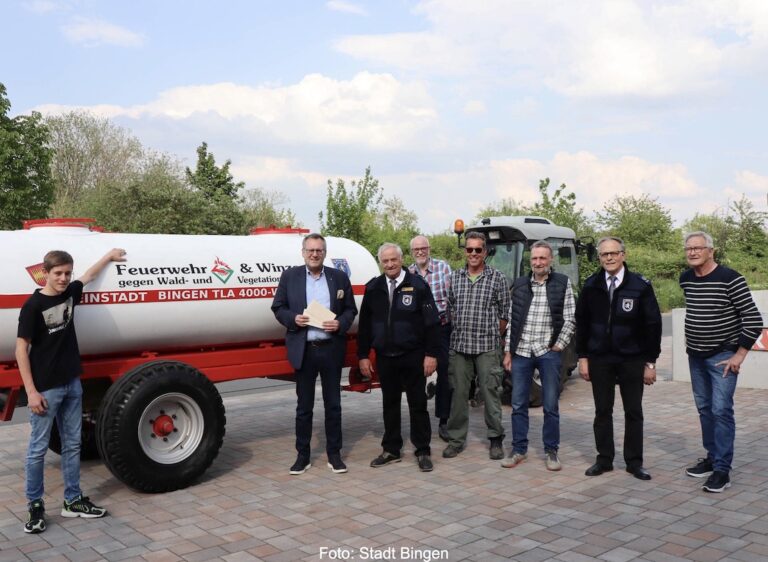 Ausrangiertes Maischefass unterstützt Servicebetrieb und Feuerwehr