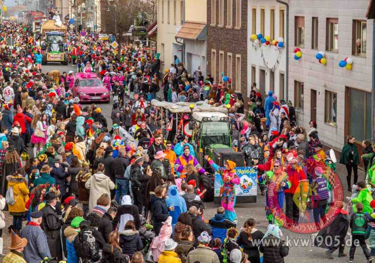 15 000 Besucher beim Rosenmontagszug in Waldalgesheim