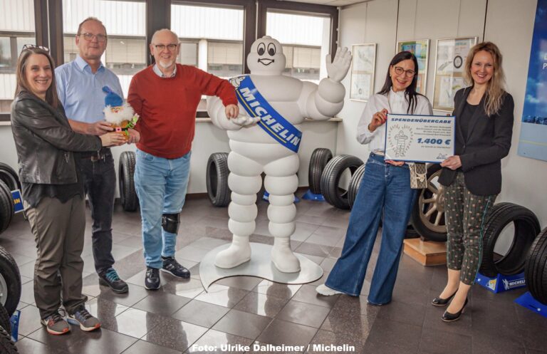 Michelin spendet 3.900 Euro für Kinder und Bedürftige