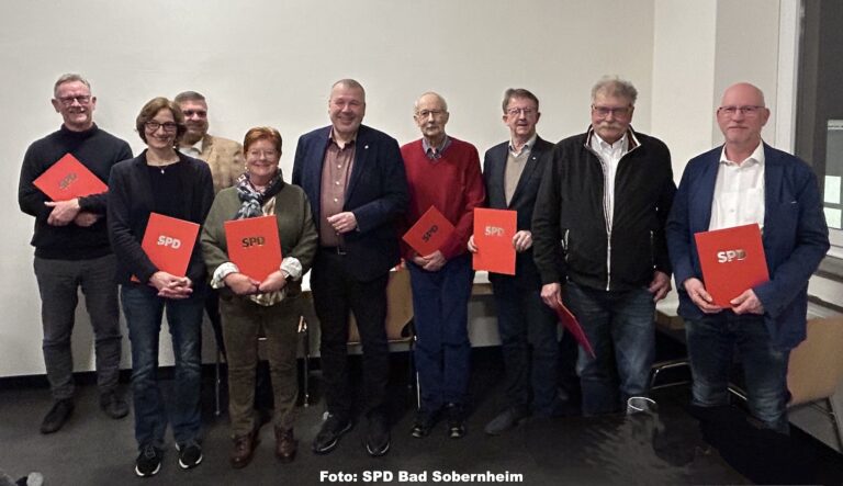 Bad Sobernheimer SPD ist startklar für die Kommunalwahl – Bürgermeister Greiner tritt erneut an