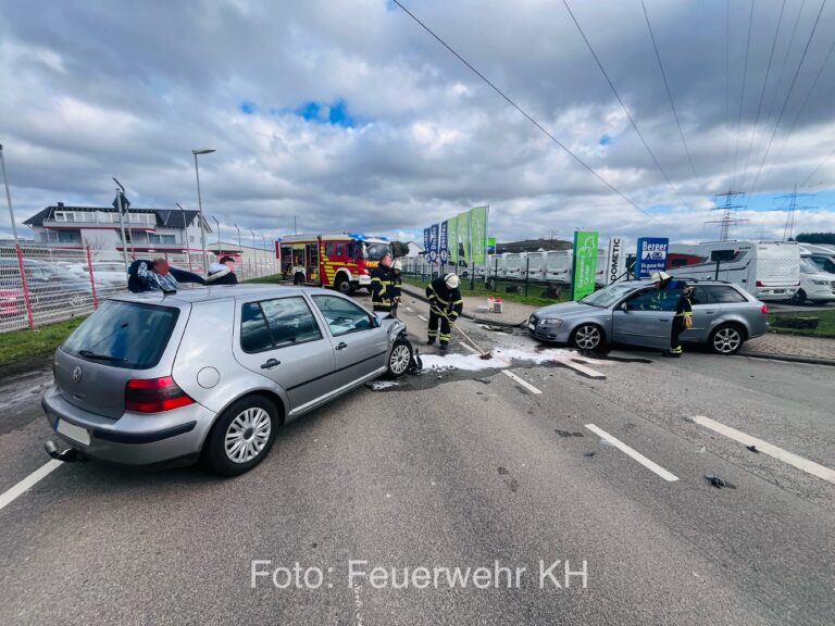 Zwei Verletzte bei Unfall in der Mainzer Straße