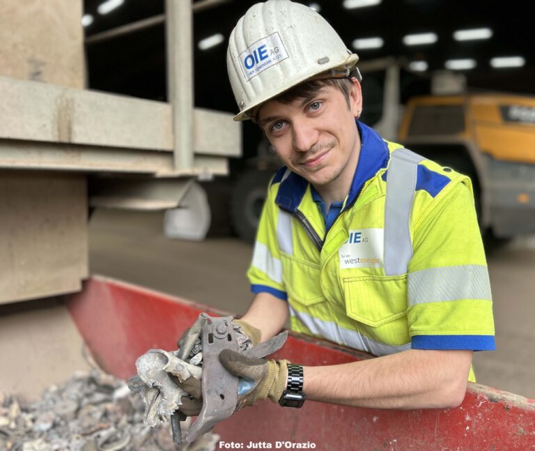 Wertstoffe gelangen zurück in den Kreislauf – Recycling im OIE-Biomasseheizkraftwerk