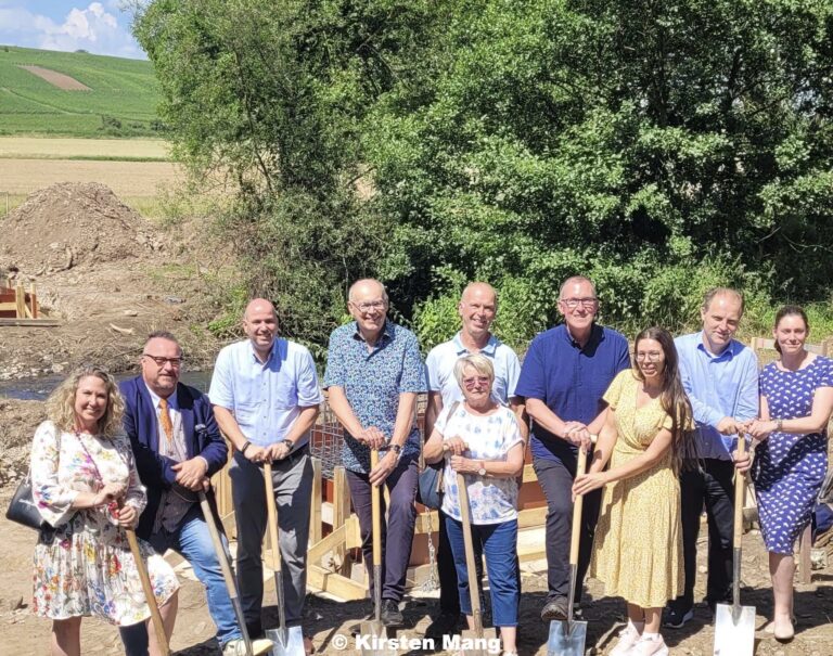 Spatenstich für Radwegeneubau zwischen Guldental und Langenlonsheim 