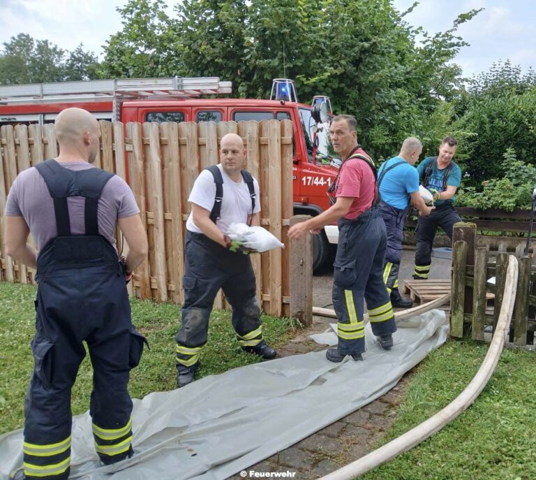 Starkregen forderte größeren Feuerwehreinsatz in Windesheim