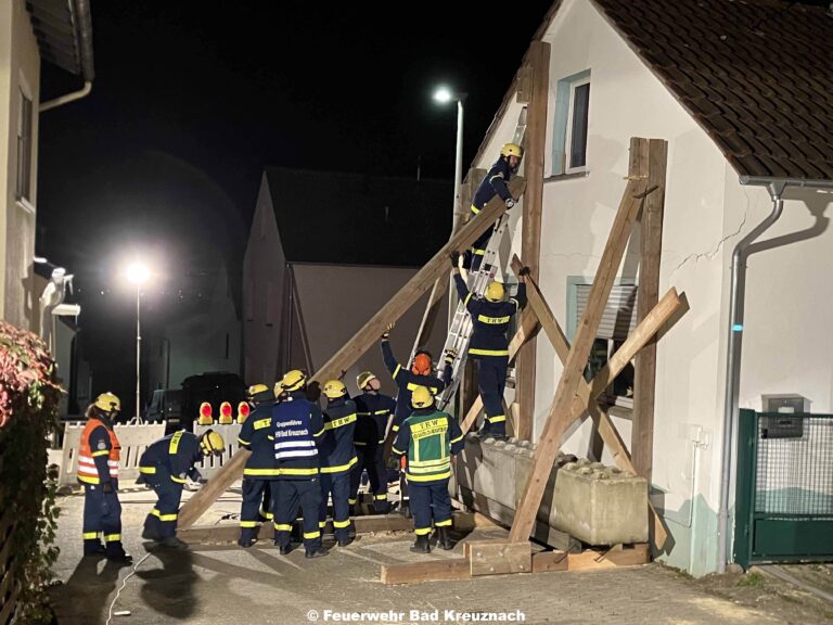 In Winzenheim drohte Haus einzustürzen