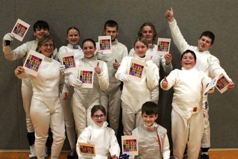 Lemi auf der Fechtbahn: Ungewöhnliches Trainingsspiel beim Kreuznacher Fechtclub